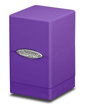 Satin Tower Deck Box: Purple - Anime Imports LLC