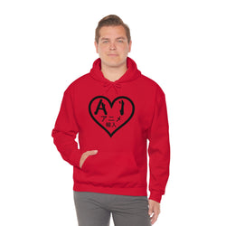 Anime Imports 2010 Heart Logo (BLK) Unisex Heavy Blend™ Hooded Sweatshirt