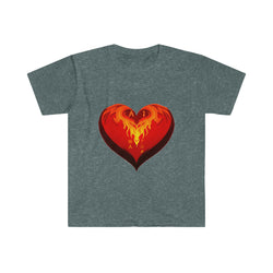 Heart of Flame Unisex Softstyle T-Shirt