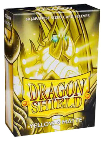 Dragon Shields Japanese: (60) Matte Yellow - Anime Imports LLC