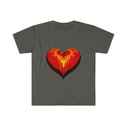 Heart of Flame Unisex Softstyle T-Shirt