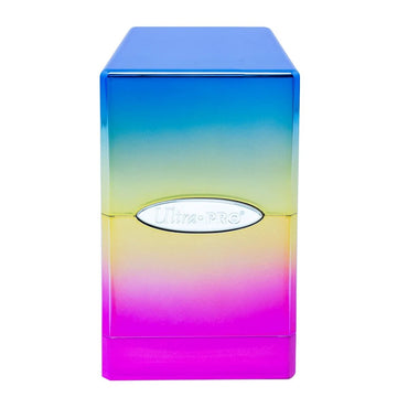 Satin Tower Deck Box: Hi-Gloss Rainbow - Anime Imports LLC