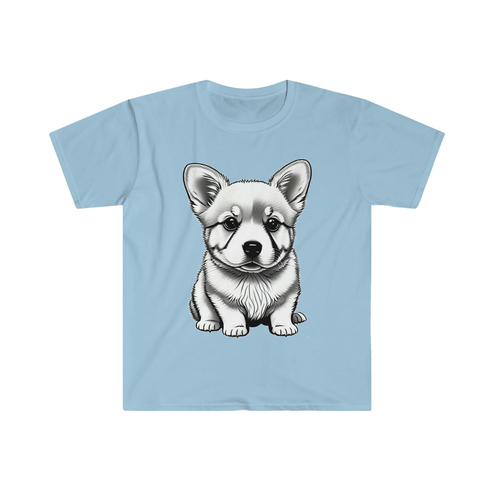 Corgi Pup Unisex Softstyle T-Shirt