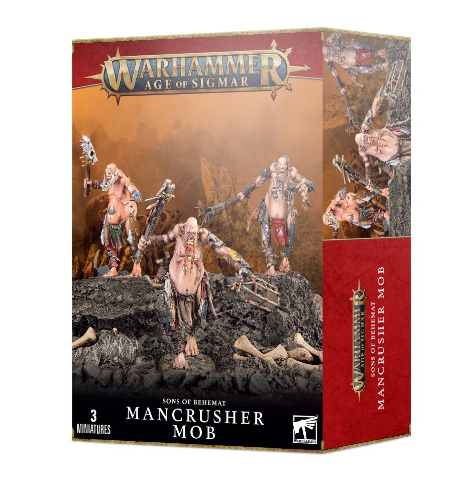 WARHAMMER AOS: SONS OF BEHEMAT MANCRUSHER MOB