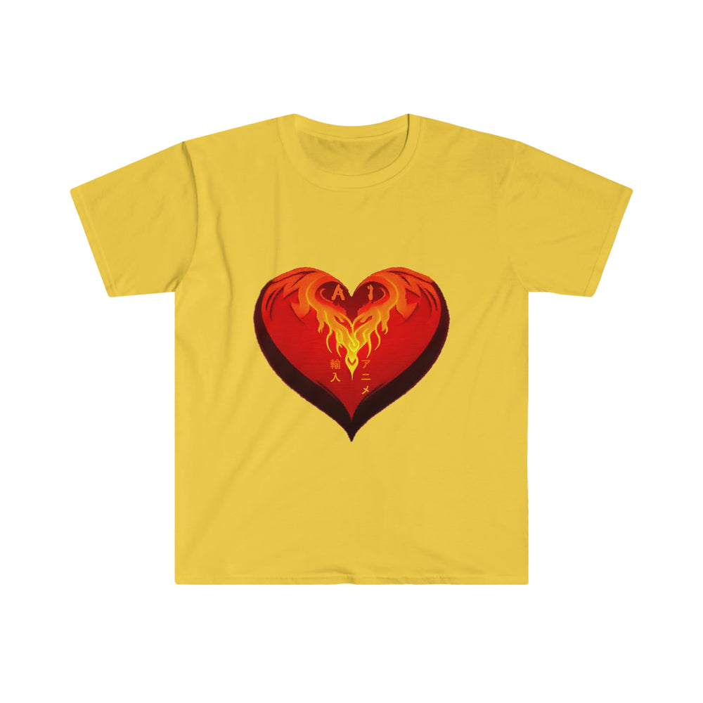 Heart of Flame Unisex Softstyle T-Shirt