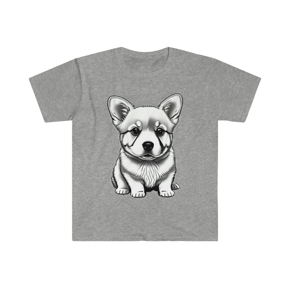 Corgi Pup Unisex Softstyle T-Shirt