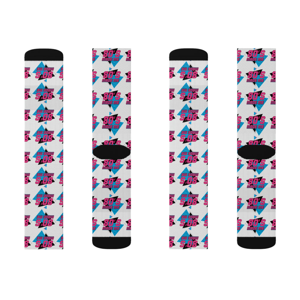80's Made Me Sublimation Socks