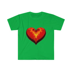 Heart of Flame Unisex Softstyle T-Shirt